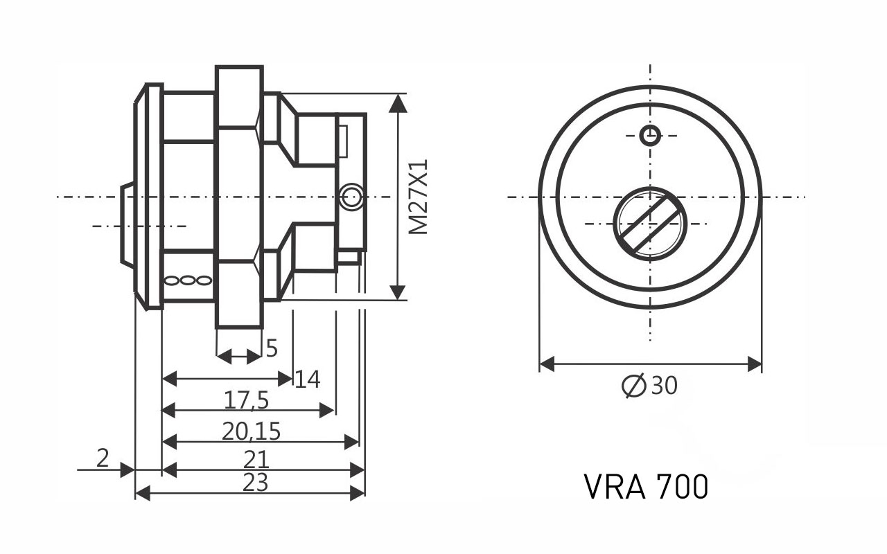 Características VRA 700 2